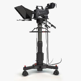 TV Camera Panasonic & Pedestal 3D model
